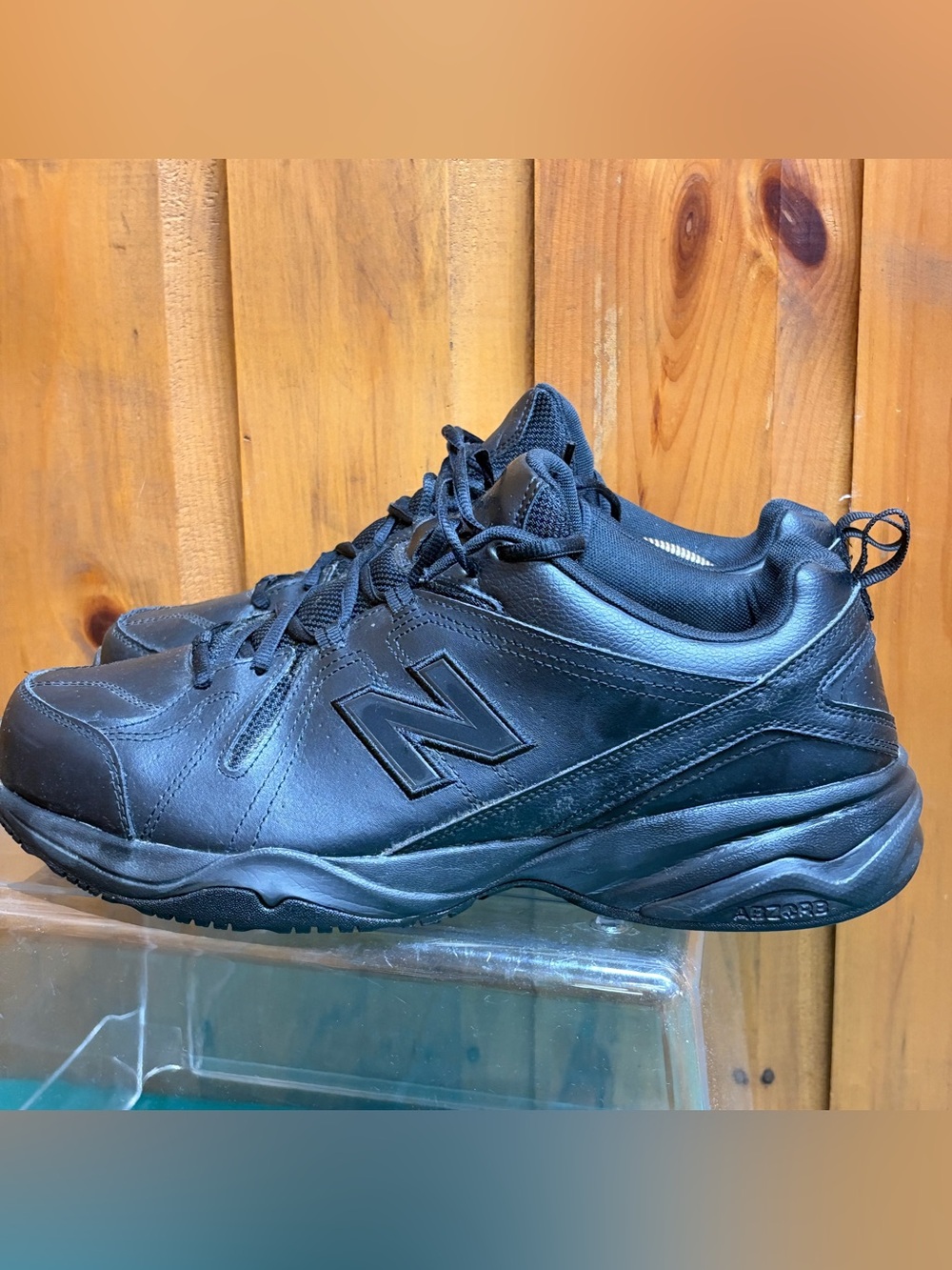 New Balance 608v4 Black Leather Training Shoes Men's Size 12 4E Extra Wide - Picture 2 of 12